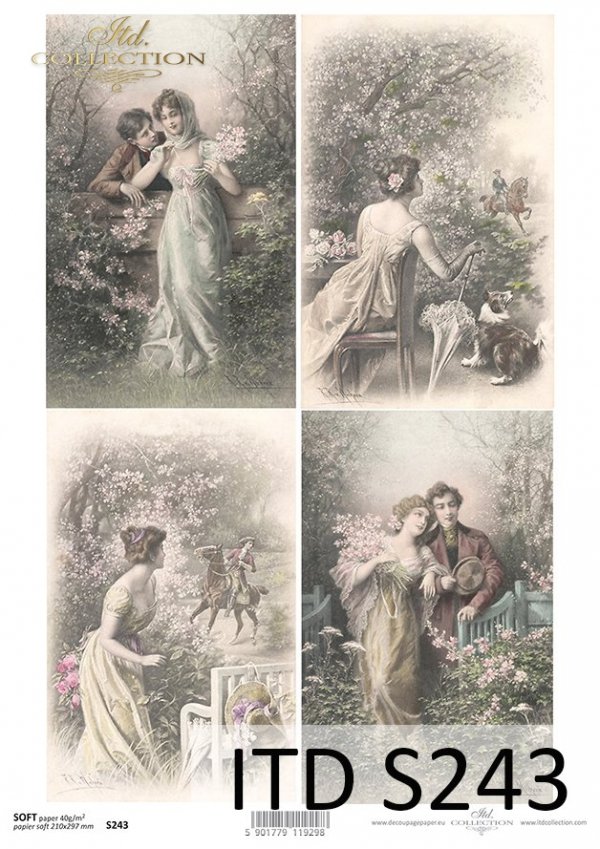 papír pro decoupage Soft S0243