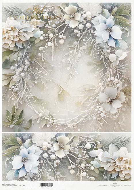 Winter Bouquet - zimowy bukiet, kwiaty, kolaże, bukiety, wieńce*winter bouquet, flowers, collages, bouquets, wreaths*Winter Bouquet, Blumen, Collagen, Sträuße, Kränze*ramo de invierno, flores, collages, ramos, coronas