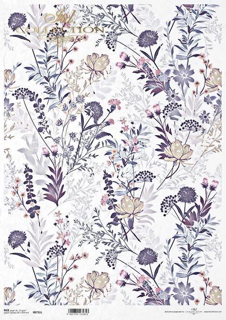 motyw tapetowy, kwiaty*wallpaper motif, flowers*Tapetenmotiv, Blumen*motivo de papel pintado, flores