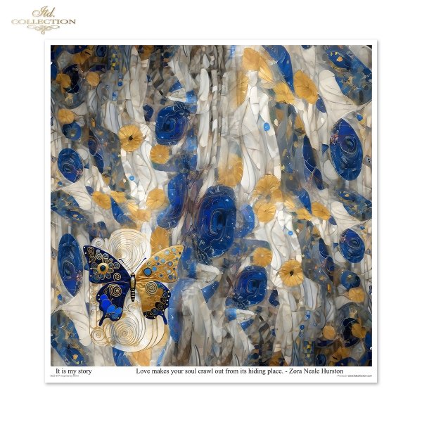 Set von Papieren für Scrapbooking SLS-077 Inspired by Klimt