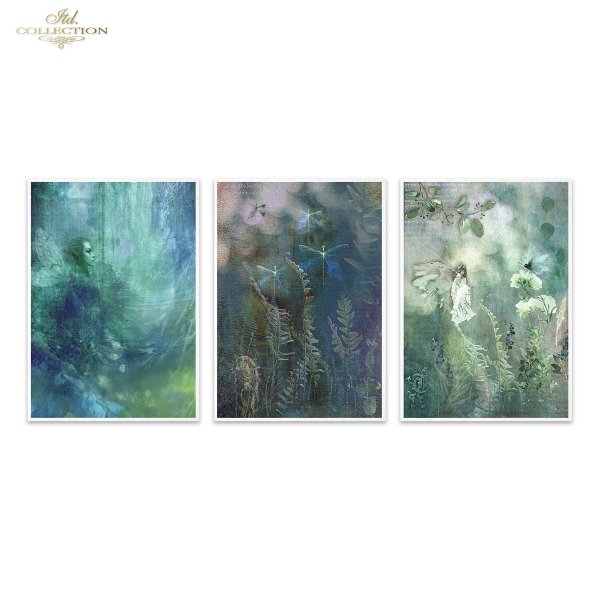 Papier morwowy decoupage FPA3026 seria „The Elven Valley” – Dolina elfów * Mulberry decoupage paper FPA3026 „The Elven Valley” * Maulbeerpapier für Decoupage FPA3026 – Das Elfental * Papel decoupage morera FPA3026 „El Valle de los Elfos”