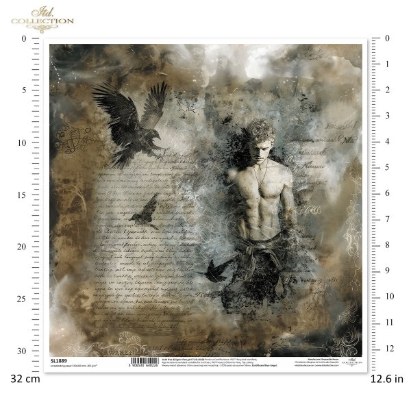 Papier für Scrapbooking SL1889