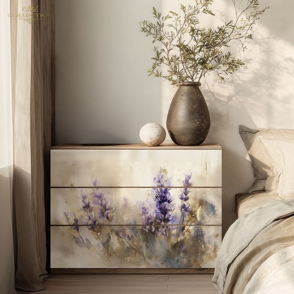 Papier decoupage morwowy FPA1054, dekoracyjne wzory, motywy kwiatowe, bukiet kwiatów, Ogród Muz, Garden of Muses * Mulberry decoupage paper FPA1054, decorative patterns, floral motifs, bouquet of flowers, Garden of Muses *Seria Garden of Muses