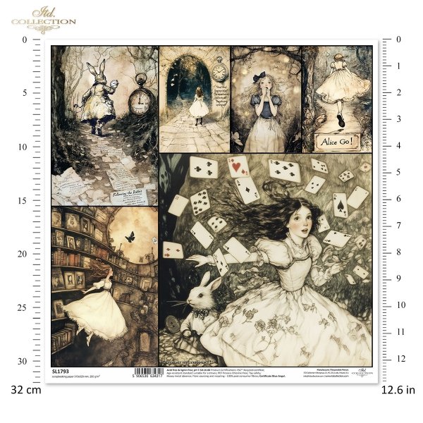 Papier für Scrapbooking SL1793