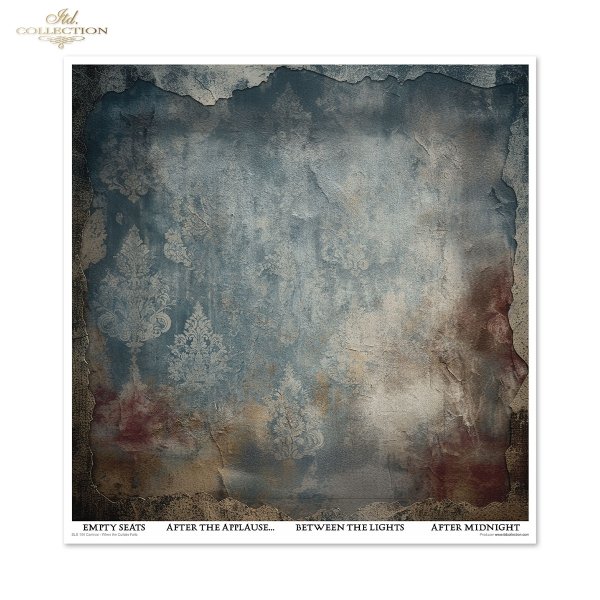 Carnival - When the Curtain Falls * Karnawał, harlekin, teatr, kurtyna, scena, stare deski, romby, vintage, zniszczona tapeta, tekstura, maskarada*Carnival, harlequin, theater, curtain, stage, old planks, diamonds, vintage, distressed wallpaper, texture, 