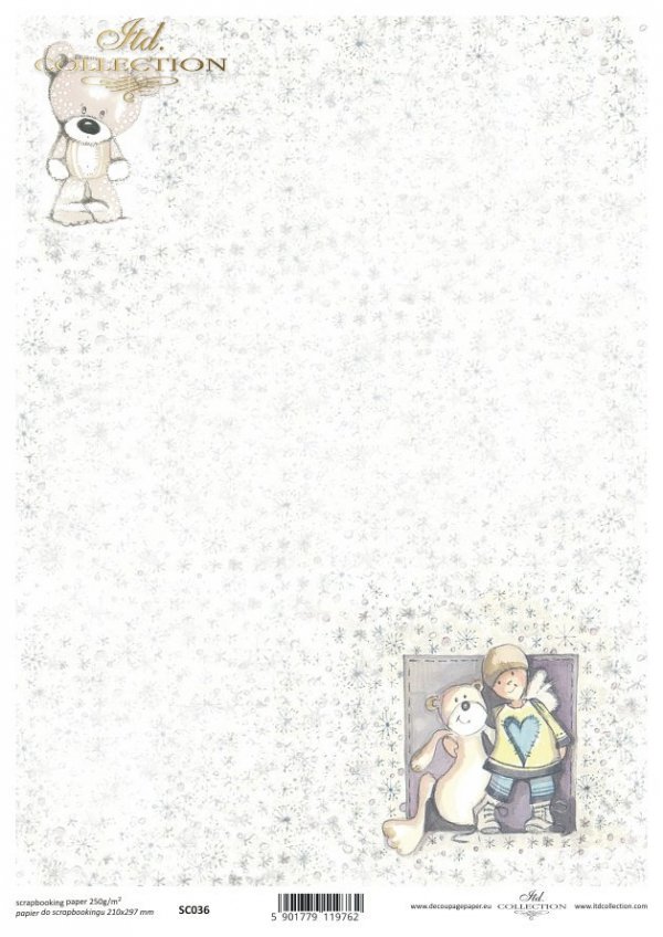 Papier für Scrapbooking SC0036