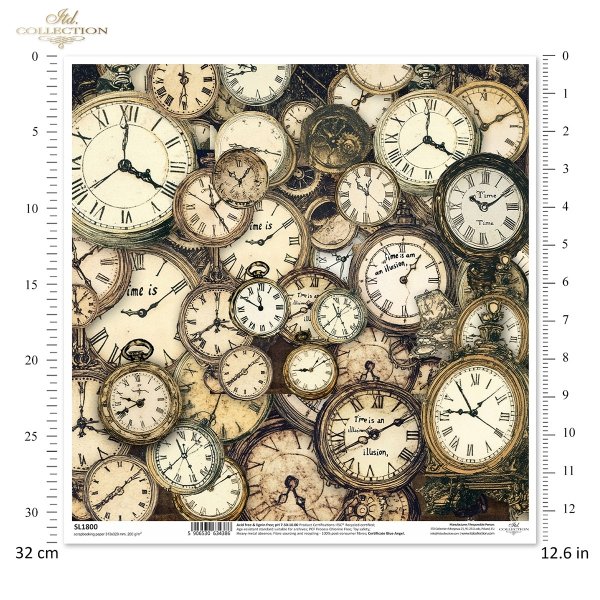 Papier für Scrapbooking SL1800