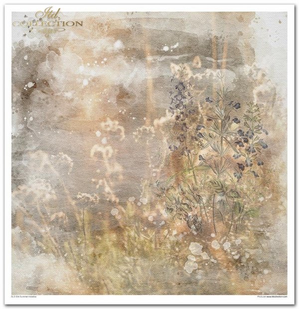 Zestaw papierów do scrapbookingu - Summer meadow