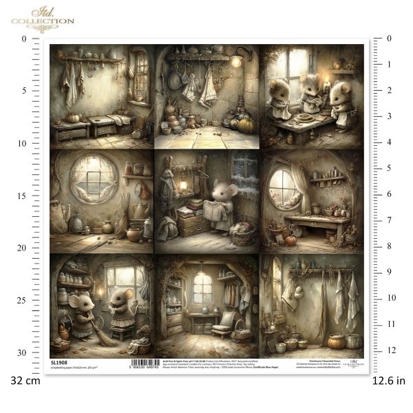 myszki, sielanka, retro, vintage, las, natura, ilustracje, urocze zwierzęta, bajkowe postacie, przytulne wnętrza, życie myszy*Mouse illustrations, mouse world, cozy interiors, fairy tale scenes, fireplaces, mouse burrows, houses, interiors, mouse life 