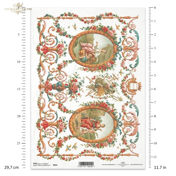 flower, flowers, decoration, decorations, ornament, ornaments, retro, vintage, tapestry, R024