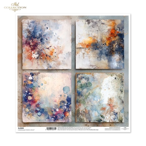 vintage, akwarela, tekstury, tła, mixed media, abstrakcja, grunge, plamy tuszu, ornamenty, damask, stary papier, wycinanki, grafika retro*vintage, watercolor, textures, backgrounds, mixed media, abstraction, grunge, ink splashes, ornaments, damask, old pa