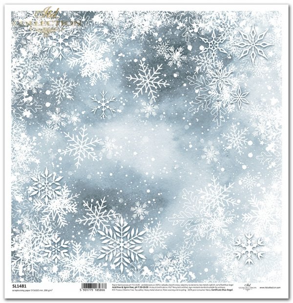 motyw tapetowy, śnieżynki*wallpaper motif, snowflakes*Tapetenmotiv, Schneeflocken*motivo de papel pintado, copos de nieve