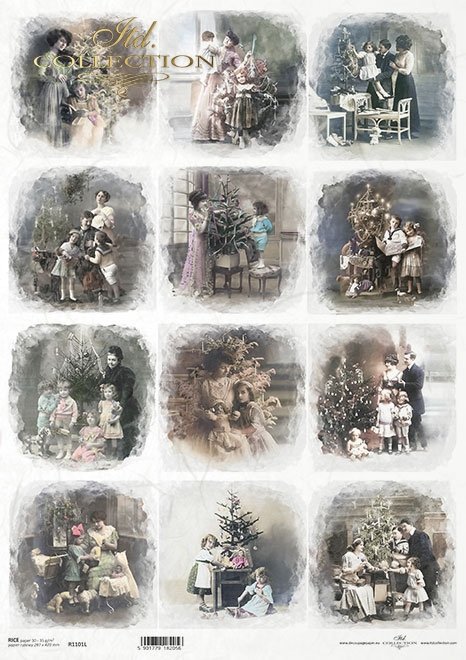 vintage, rodzina, dzieci, świąteczne nastroje, choinki*vintage, family, children, festive moods, Christmas trees*Vintage, Familie, Kinder, festliche Stimmung, Weihnachtsbäume*vintage, familia, niños, ambiente festivo, árboles de Navidad