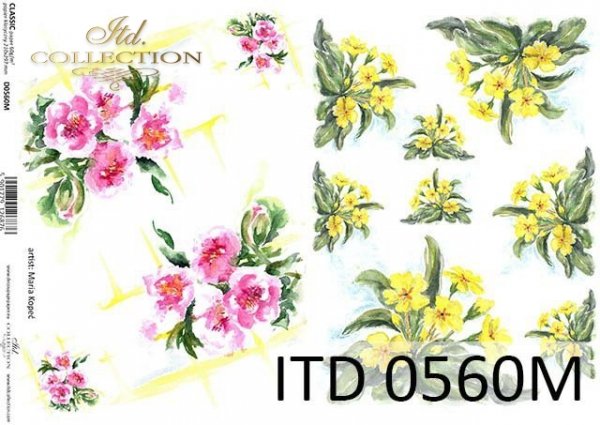 Decoupage paper ITD D0560M