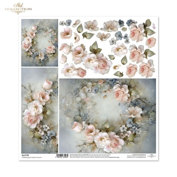 Celebrate the Moments * Celebruj Chwile - kwiaty 3D, wieńce kwiatowe, 3D effect*floral wreaths, flowers, garlands, 3D effect * Blumenkränze, Blumen, Girlanden, 3D-Effekt *coronas florales, flores, guirnaldas, efecto 3D 