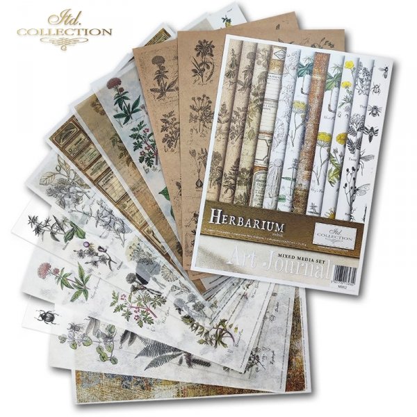 Zestaw papierów - Herbarium*Set of papers - Herbarium*Reihe von Papieren - Herbarium* Conjunto de papeles - Herbario* Conjunto de papeles - Herbario