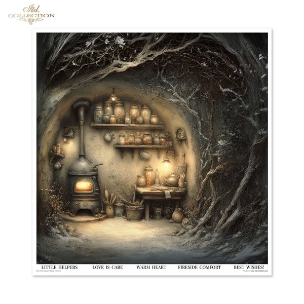 Scrapbooking papers SLS-102 Mouse World - Interior