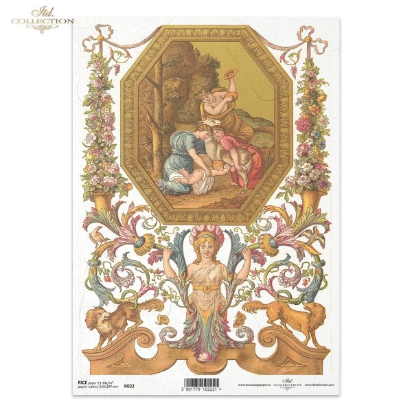 Rice paper R022 - Itd Collection decoupage paper