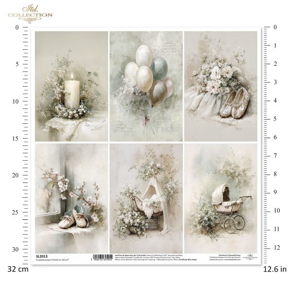 styl vintage, sepia, pastele, niemowlę, chrzest, kwiaty, balony, buciki, wózek, świeca, elegancja, delikatność