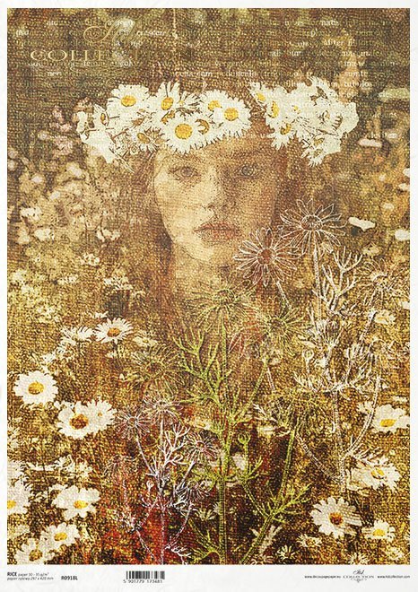  twarz kobiety, rośliny, rumianek* female face, plants, camomile* Weibliches Gesicht, Pflanzen, Kamille* rostro femenino, plantas, manzanilla