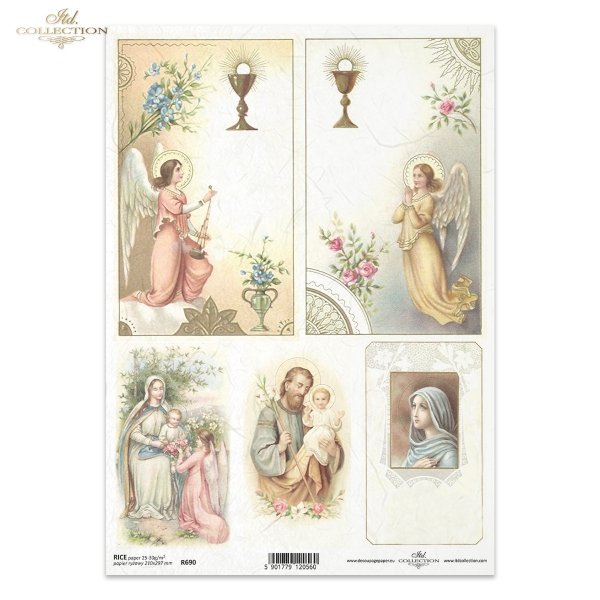 Matka Boska z Dzieciątkiem, anioł, Jezus, eucharystia, chrzest, komunia, R690, Virgin Mary with Child, angel, Jesus, eucharist, baptism, communion, Jungfrau Maria mit Kind, Engel, Jesus, Eucharistie, Taufe, Kommunion, Virgen María con el Niño, ángel, Jesú