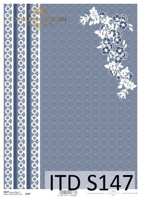 Decoupage paper Soft ITD S0147