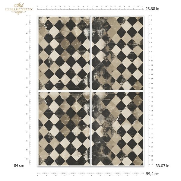 seria Black &amp; White - Czarny &amp; Biały, geometyczne czarno-białe wzory, cyfry, litery*  Mulberry Decoupage Paper FPA1019 Black &amp; White Series - Black &amp; White, geometric black and white patterns, numbers, letters* Papel para decoupage Mulberr