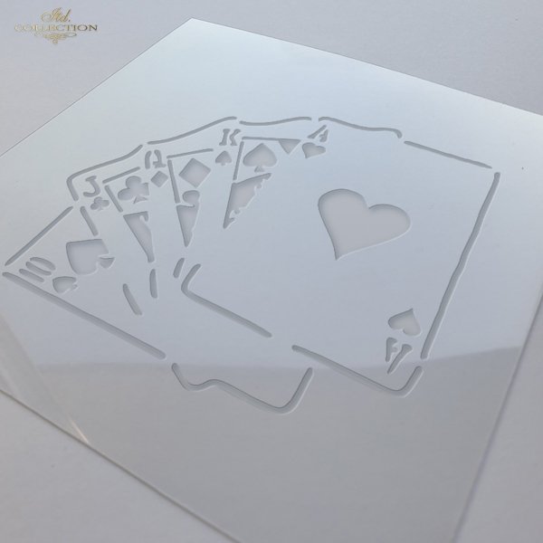 .Stencil scrapbooking decoupage 16x16 cm ST0249A