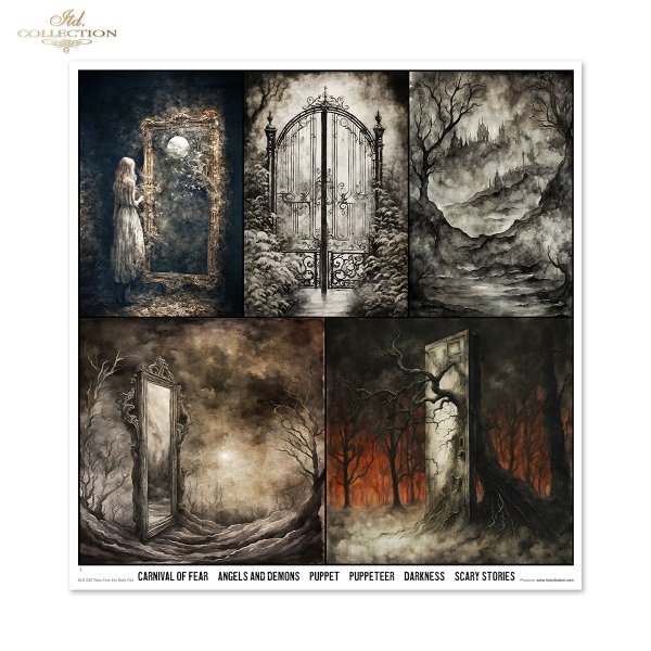 Scrapbooking papers SLS-082 Tales from the Dark Fair