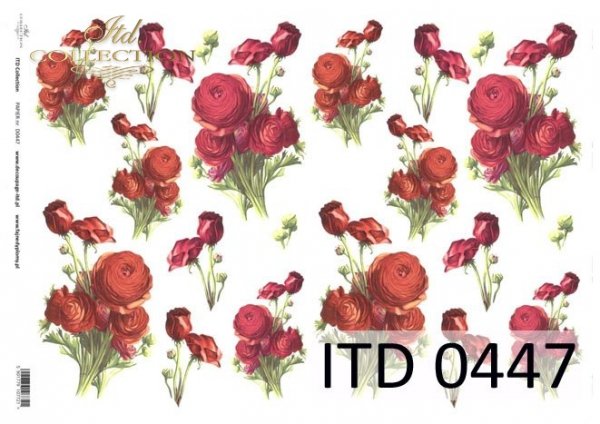 Decoupage paper ITD D0447M