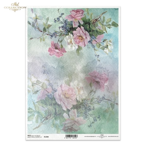 kwiaty, kwiatki, pąki, pączki, liście, listki, róża, róże, niezapominajka, niezapominajki, bukiety, ogród, łąka, akwarela, akwarele, flowers, buds, leaves, roses, forget-me-nots, bouquets, garden, meadow, watercolours