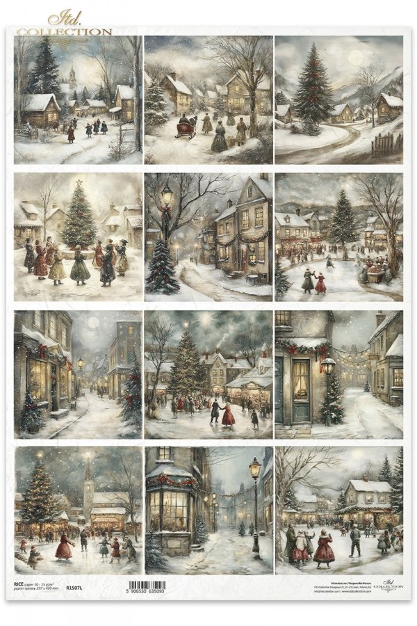 Stary Rynek, Boże Narodzenie, ludzie, lodowisko, świąteczny czas, domki, krajobraz, zimowa sceneria*Old Market Square, Christmas, people, ice rink, festive season, cottages, landscape, winter scenery*Alter Markt, Weihnachten, Menschen, Eisbahn, Festtage, 