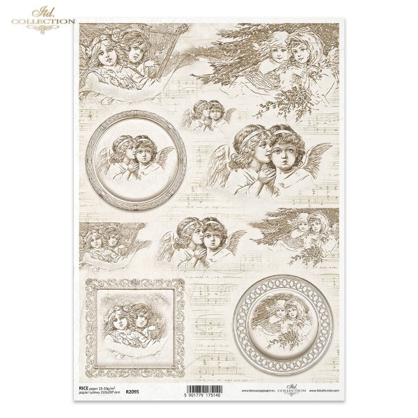 Seria Vintage Angels - aniołek, aniołki, anioł, anioły, ozdobne ramki, medalion, medaliony, vintage, retro, angel, angels, decorative frame, medallion, medallions, Engel, dekorativer Rahmen, Medaillon, Medaillons, ángel, ángeles, marco
