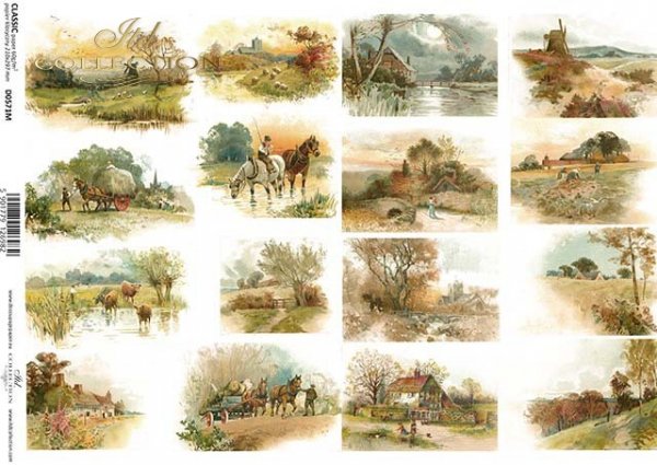 Papel especial para decoupage Pascua*Papír na decoupage Velikonoce*Papier für Decouper Ostern