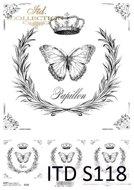 Papel Decoupage Soft S0118