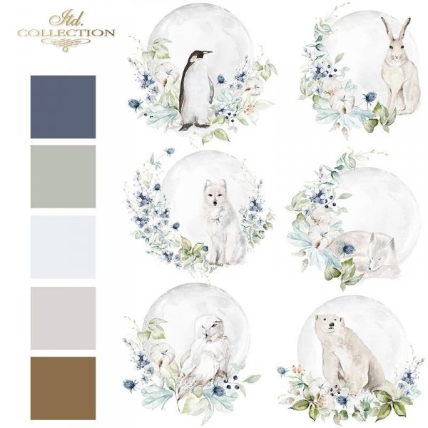 Papier ryżowy - Kraina lodowej porcelany * Rice paper - The land of ice porcelain