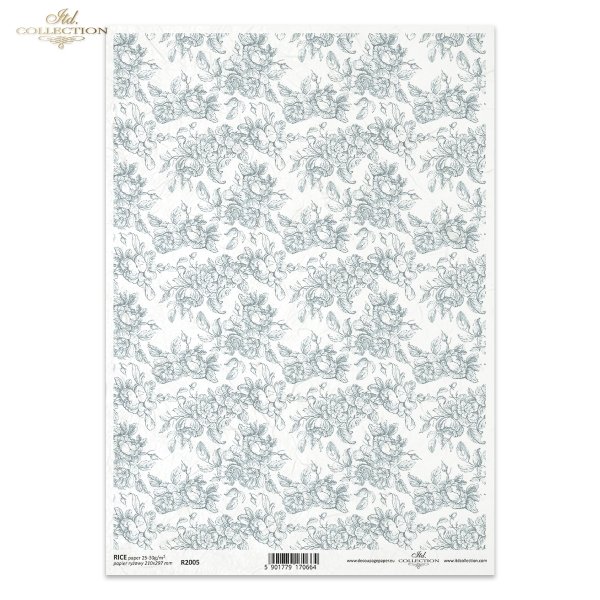 motyw tapetowy, tapeta, kwiatowe tło, kwiatki w odcieniach błękitu, R2005, wallpaper motif, wallpaper, floral background, flowers in shades of blue, Tapetenmotiv, Tapete, floraler Hintergrund, Blumen in Blautönen, Motivo de papel pintado, papel pintado, f