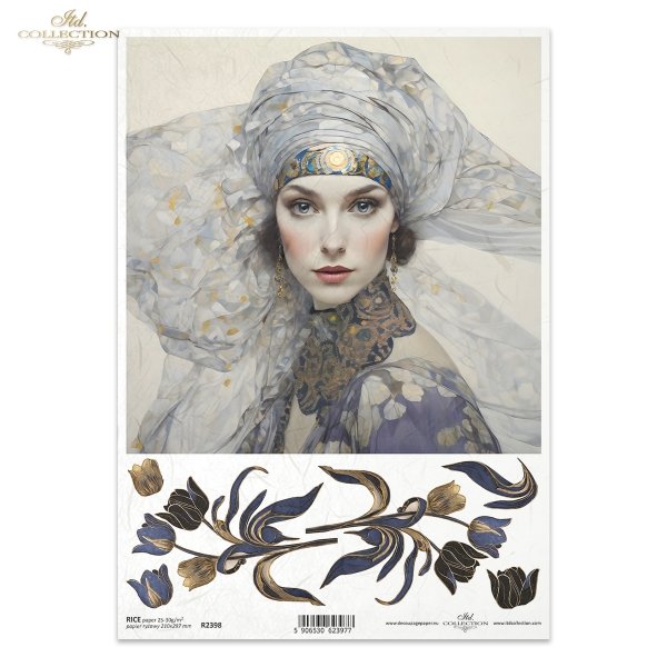 kobieta, kobiety, Klimt, sztuka, złoto, biżuteria, moda, secesja, motywy secesyjne, Art Nouveau motifs, Inspired by Klimt, kwiaty 3D, 3D efekt, woman, women, Klimt, art, gold, jewellery, fashion, Art Nouveau, 3D flowers, 3D effect, Frau