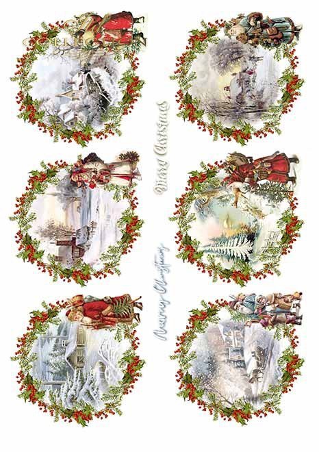 Papiery do scrapbookingu w zestawach - Wesołych Świąt*Papers for scrapbooking in sets - Merry Christmas