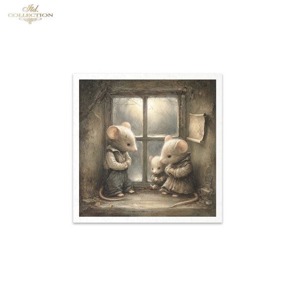 Mouse World - Świat Myszek - Myszki, ilustracje bajkowe, baśniowy las, przytulne, domowe scenki*mice, fairy tale illustrations, fairy tale forest, cosy, homely scenes