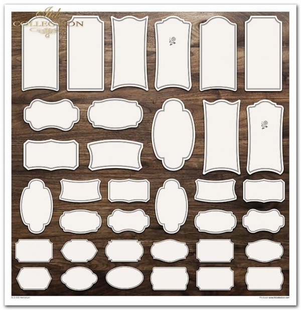 Papeles Scrapbooking SLS-035 ''Herbario''---- PRODUCTO DE PRECIO REDUCIDO
