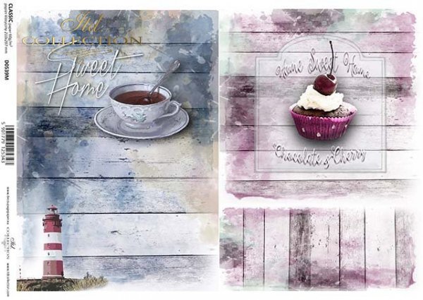 papel decoupage clásico D0539M