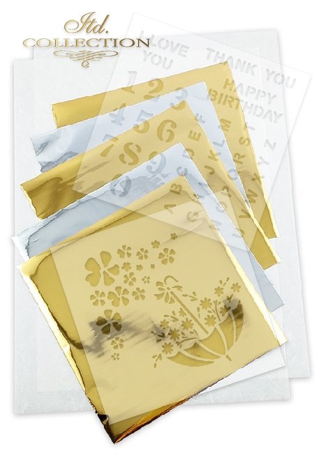 Zestaw kreatywny na papierze ryżowym - Rosy summertime * Creative set on rice paper - Rosy summertime