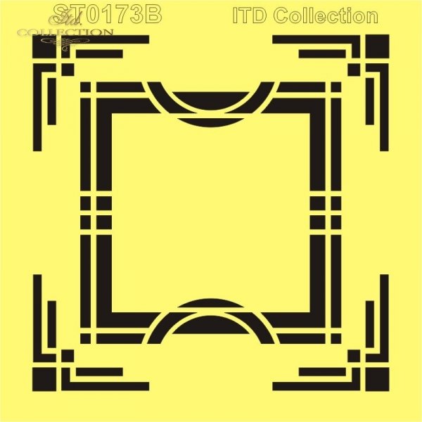  dekory, szlaczki, ornamenty, art deco