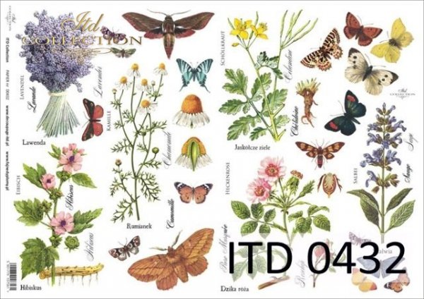 papel decoupage clásico D0432M