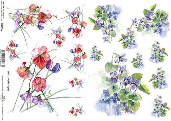 papel decoupage clásico D0559M