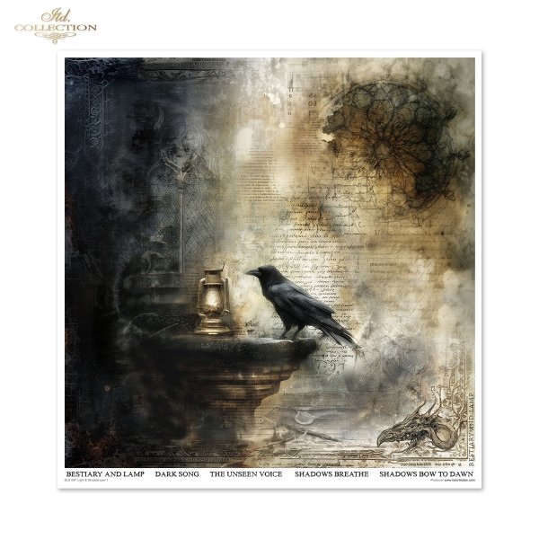 Zestaw papierow do scrapbookingu SLS 097 Light &amp; Shadow - Światło i Cień