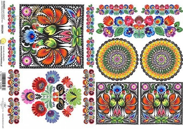 papel decoupage clásico D0552M