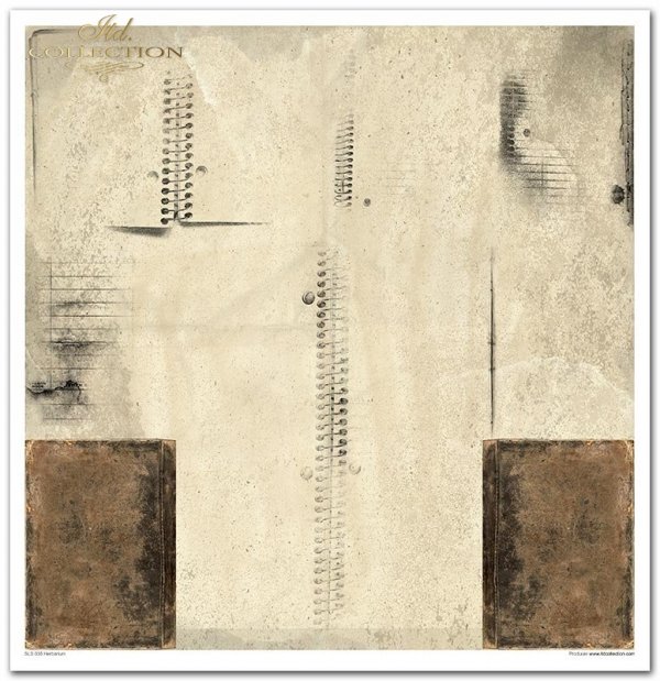 Papeles Scrapbooking SLS-035 ''Herbario''---- PRODUCTO DE PRECIO REDUCIDO