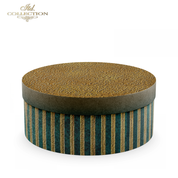 papier-ryżowy-w-złoto-zielone-paski-przechodzące-w-turkus-idealne-do-wykańczania-szkatułek-pudełek*rice-paper-in-gold-green-striped-passing-in-turquoise-perfect-to-finishing-chests-boxes